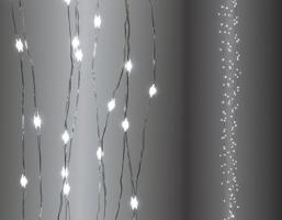 300 LED vízesés fényfüggöny 3 m - Melegfehér