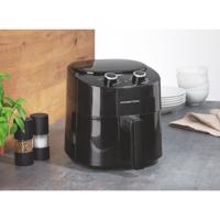 GOURMETMAXX Forrólevegős fritőz/ Airfryer mechanikus fekete 4,5L 1450W