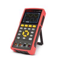 Kézi oszcilloszkóp - akkumulátoros - 3.5&#34; színes LCD - AC/DC, 400V, 40MHz, 2 csatorna, 8K/4K