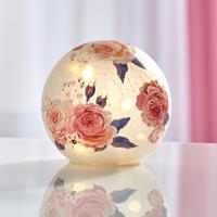 LED üveggömb Rose