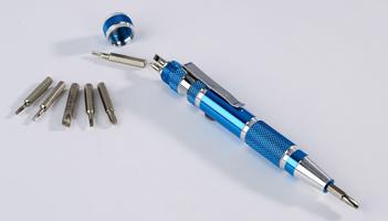 Multifunkcionális csavarhúzós toll 9-az-1-ben